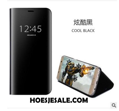 Huawei Y6 2018 Hoesje Bescherming Hoes Zilver Mobiele Telefoon Folio Korting