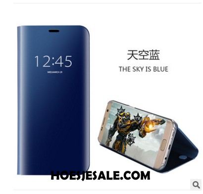 Huawei Y6 2018 Hoesje Bescherming Hoes Zilver Mobiele Telefoon Folio Korting