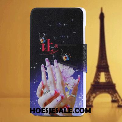 Huawei Y6 2018 Hoesje Blauw Spotprent Mobiele Telefoon Hanger Scheppend Winkel