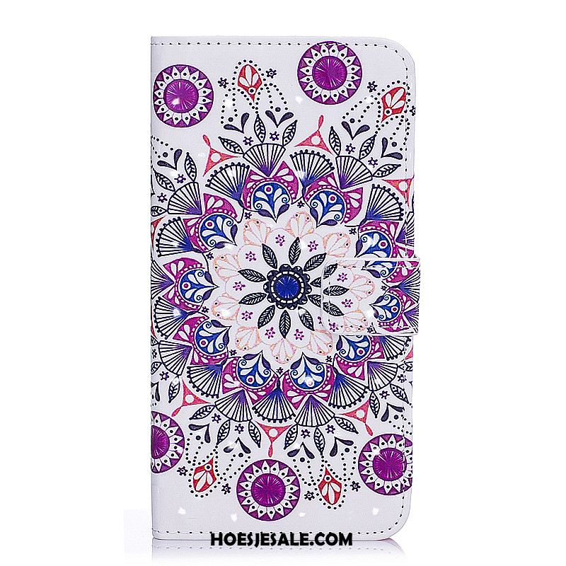 Huawei Y6 2018 Hoesje Folio Mobiele Telefoon Anti-fall Wit Hoes Online