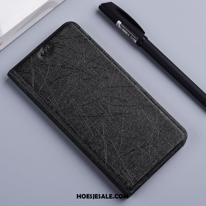 Huawei Y6 2018 Hoesje Hoes Leren Etui Zijde Groen Mobiele Telefoon Sale