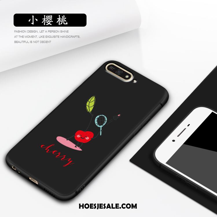Huawei Y6 2018 Hoesje Hoes Zwart Mobiele Telefoon Bescherming Kopen