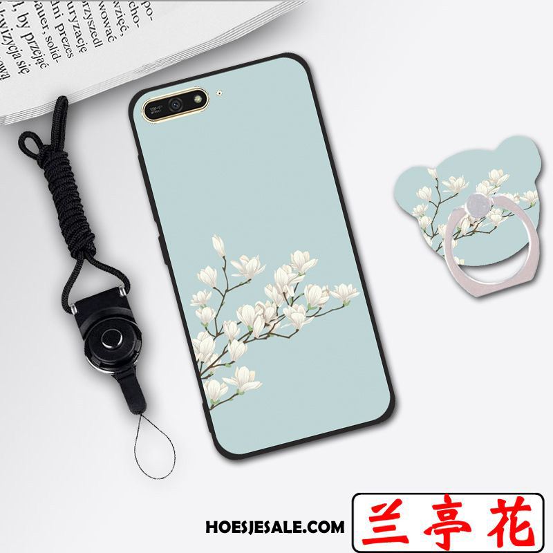 Huawei Y6 2018 Hoesje Kleur Mobiele Telefoon Hoge Hoes Bescherming Goedkoop