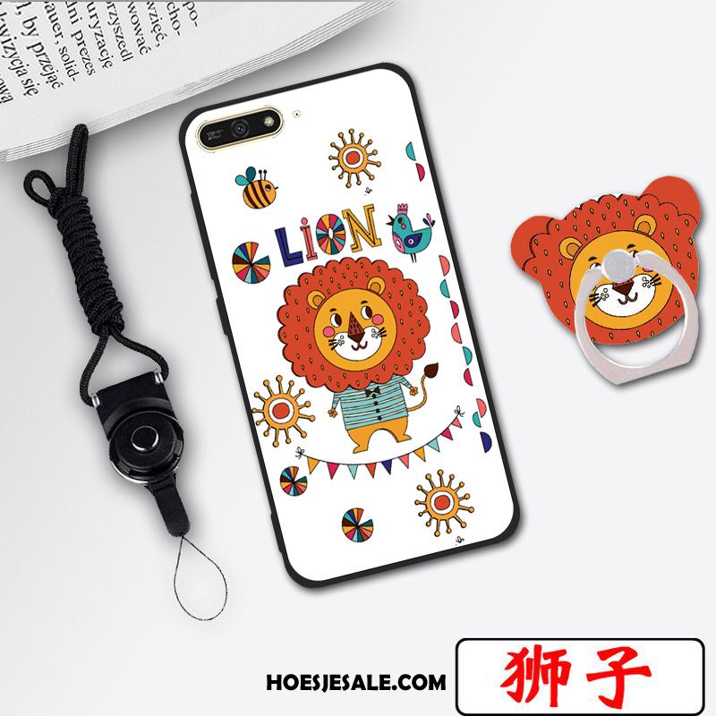 Huawei Y6 2018 Hoesje Kleur Mobiele Telefoon Hoge Hoes Bescherming Goedkoop