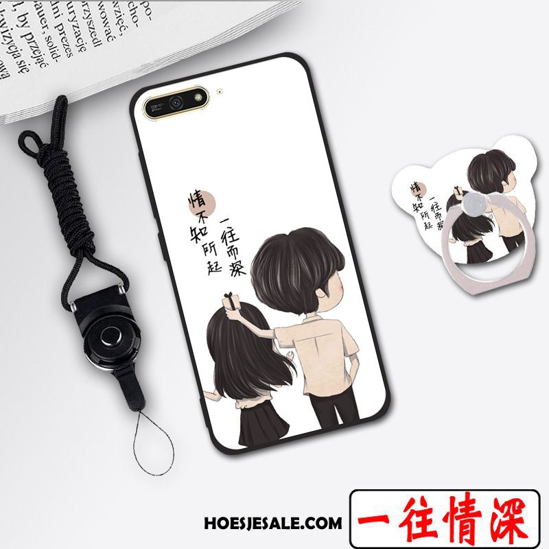 Huawei Y6 2018 Hoesje Kleur Mobiele Telefoon Hoge Hoes Bescherming Goedkoop