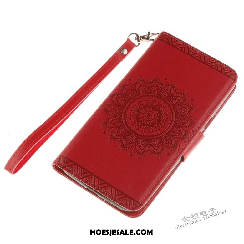 Huawei Y6 2018 Hoesje Rood Mobiele Telefoon Clamshell Mini Blauw Goedkoop