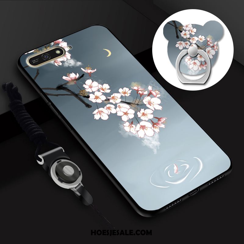 Huawei Y6 2018 Hoesje Zacht Mobiele Telefoon Hoes Roze Persoonlijk Online