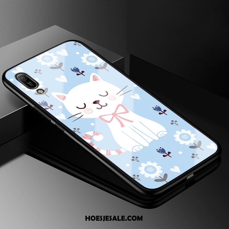 Huawei Y6 2019 Hoesje Anti-fall Spotprent Hard Siliconen Zacht Sale