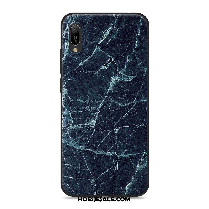 Huawei Y6 2019 Hoesje Bescherming All Inclusive Hoes Houtnerf Siliconen Sale