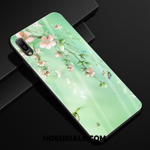 Huawei Y6 2019 Hoesje Bescherming Groen Anti-fall Scheppend Hoes Korting