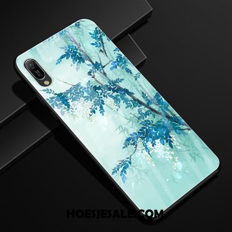 Huawei Y6 2019 Hoesje Bescherming Groen Anti-fall Scheppend Hoes Korting