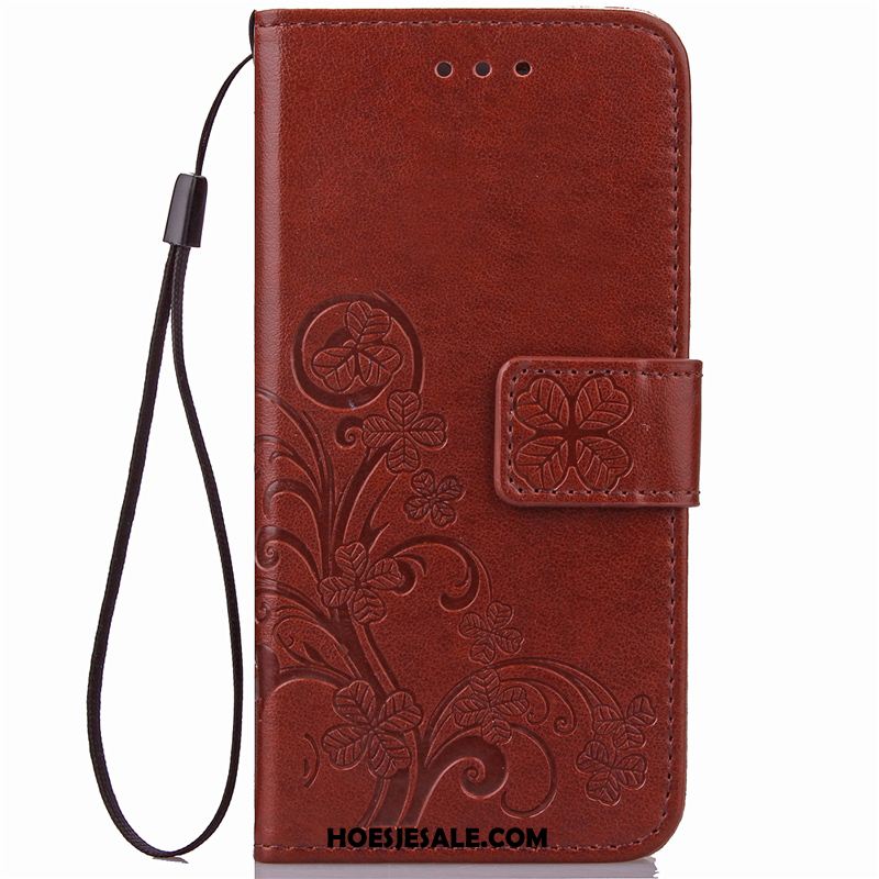 Huawei Y6 2019 Hoesje Effen Kleur Scheppend Grijs Mobiele Telefoon Leren Etui Sale