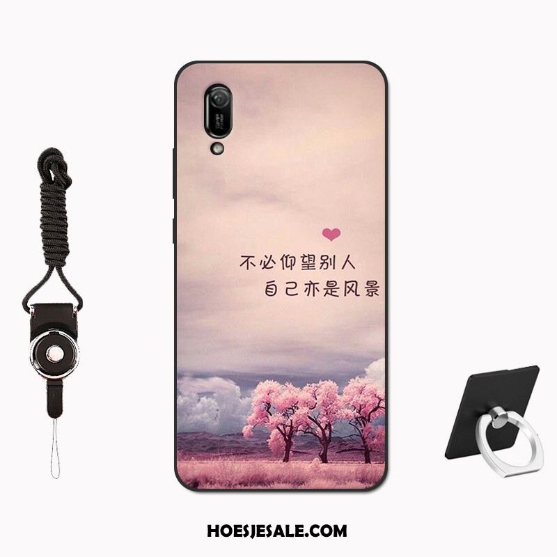 Huawei Y6 2019 Hoesje High End Trendy Merk Schrobben Mobiele Telefoon Siliconen Sale