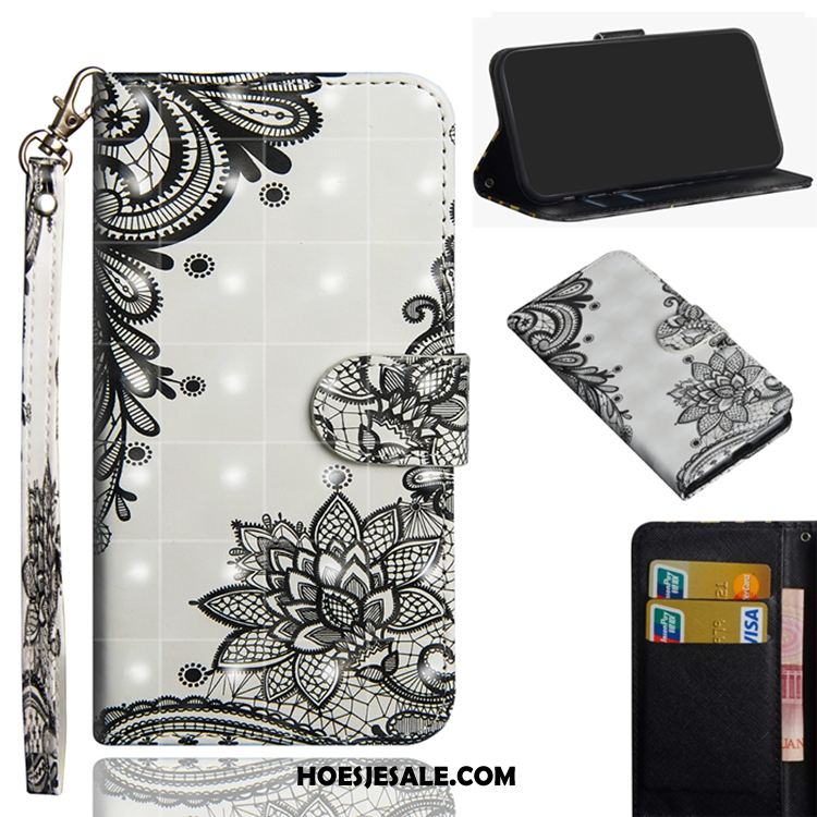 Huawei Y6 2019 Hoesje Hoes Wit Bescherming Mobiele Telefoon Goedkoop