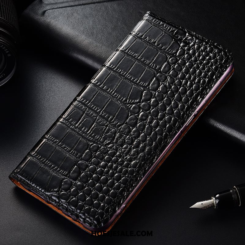 Huawei Y6 2019 Hoesje Leren Etui All Inclusive Anti-fall Echt Leer Hoes Goedkoop