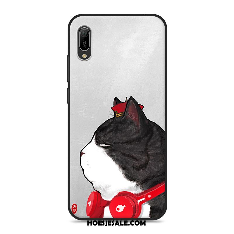 Huawei Y6 2019 Hoesje Lovers Scheppend Bescherming Hoes Schrobben Sale