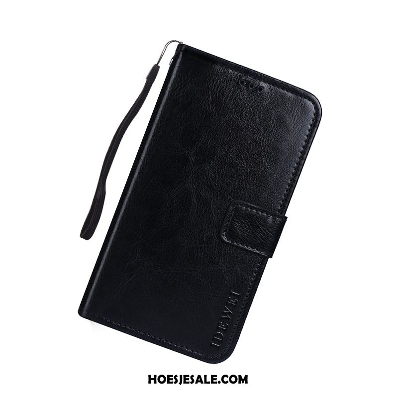 Huawei Y6 2019 Hoesje Mobiele Telefoon Rood Folio Kaart Hoes Sale