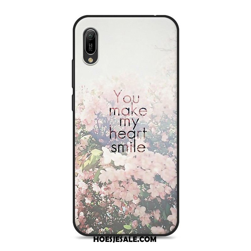 Huawei Y6 2019 Hoesje Roze Hoes Zacht Spotprent Mobiele Telefoon Kopen