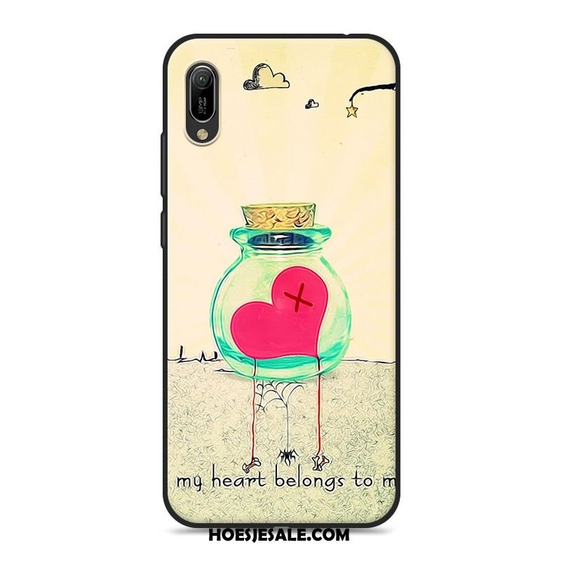 Huawei Y6 2019 Hoesje Roze Hoes Zacht Spotprent Mobiele Telefoon Kopen