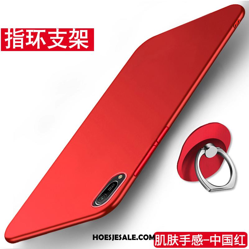 Huawei Y6 2019 Hoesje Schrobben Siliconen Mobiele Telefoon Anti-fall Hoes Winkel