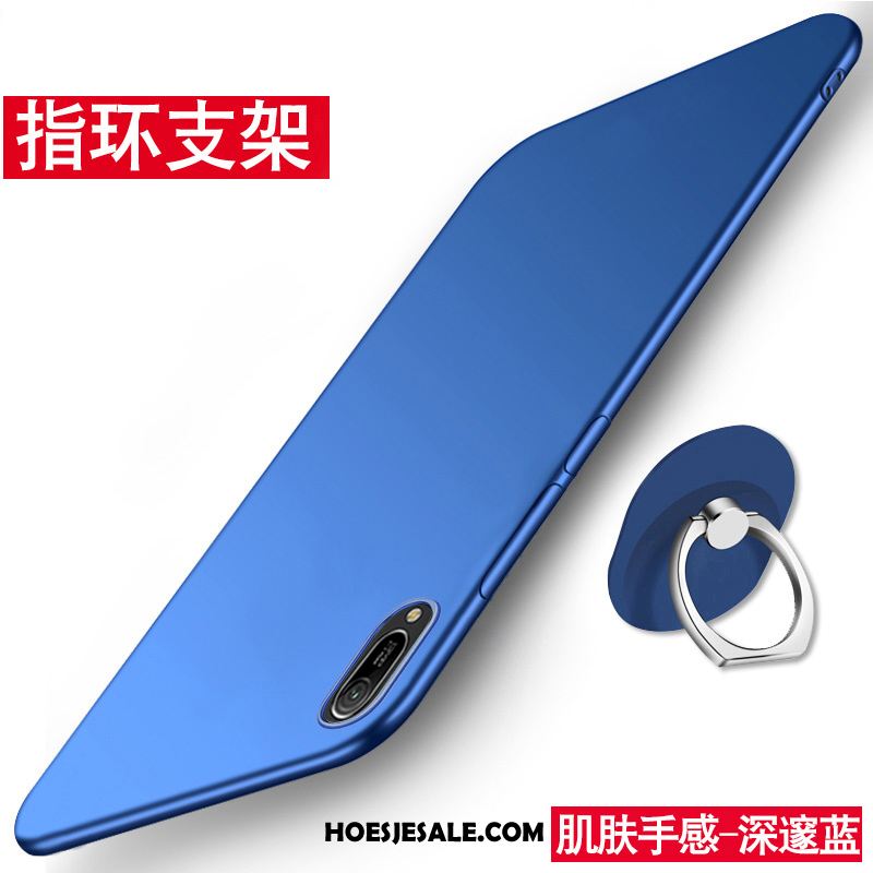 Huawei Y6 2019 Hoesje Schrobben Siliconen Mobiele Telefoon Anti-fall Hoes Winkel