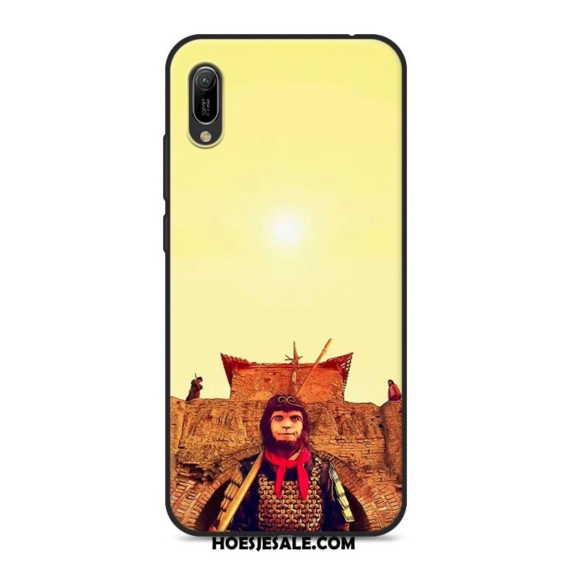Huawei Y6 2019 Hoesje Siliconen Hoes Mobiele Telefoon Scheppend Zacht Kopen