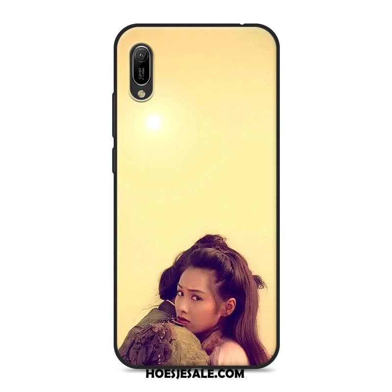 Huawei Y6 2019 Hoesje Siliconen Hoes Mobiele Telefoon Scheppend Zacht Kopen