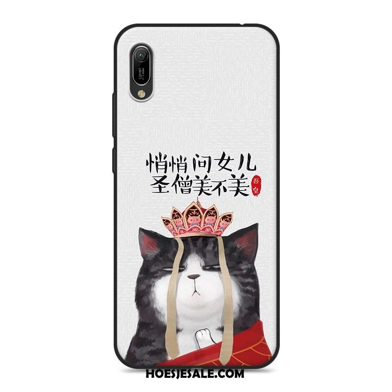 Huawei Y6 2019 Hoesje Siliconen Hoes Mobiele Telefoon Scheppend Zacht Kopen