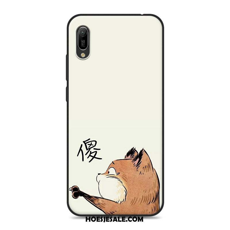 Huawei Y6 2019 Hoesje Zacht Siliconen Mobiele Telefoon Hoes Spotprent