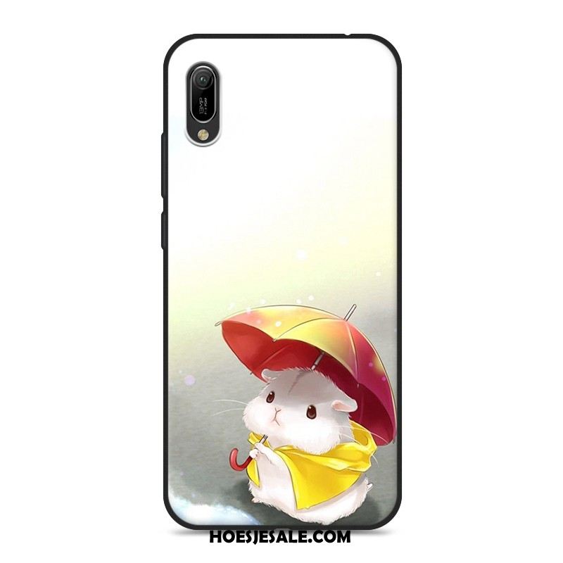 Huawei Y6 2019 Hoesje Zacht Siliconen Mobiele Telefoon Hoes Spotprent