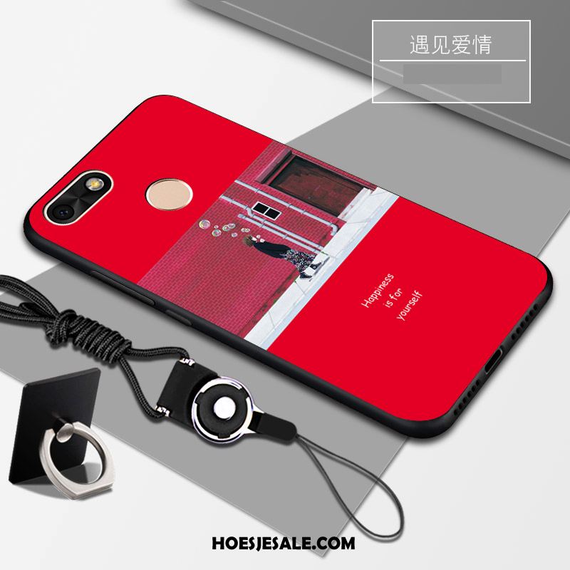 Huawei Y6 Pro 2017 Hoesje Mobiele Telefoon Zwart Persoonlijk Zacht Wit Kopen