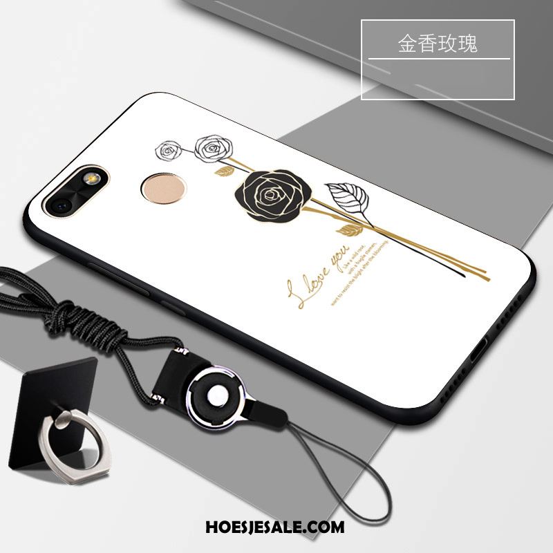Huawei Y6 Pro 2017 Hoesje Mobiele Telefoon Zwart Persoonlijk Zacht Wit Kopen