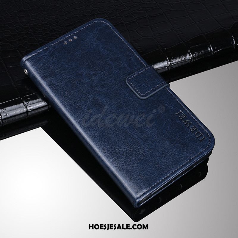 Huawei Y6 Pro 2017 Hoesje Patroon Leren Etui Anti-fall Portemonnee Geel Kopen