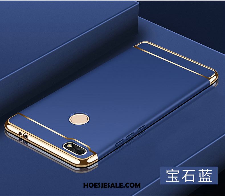 Huawei Y6 Pro 2017 Hoesje Schrobben Nieuw Hard Goud All Inclusive Kopen