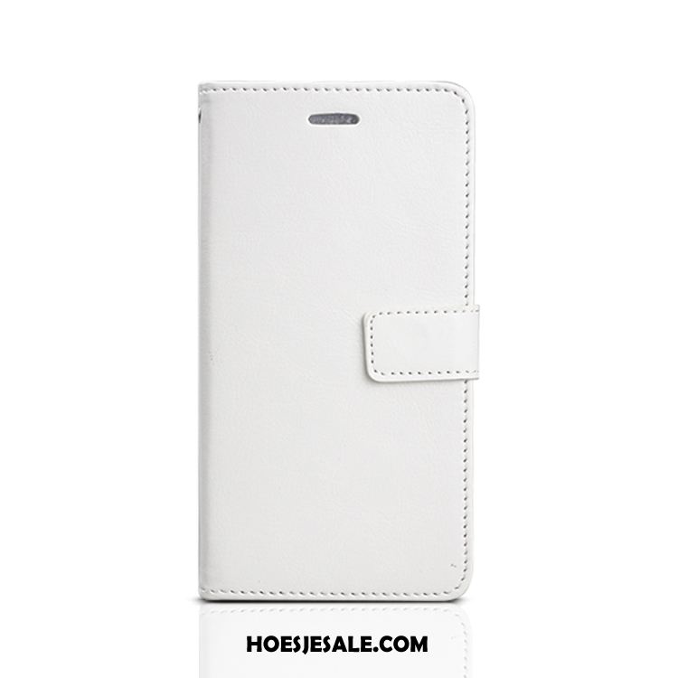 Huawei Y6s Hoesje Wit Mobiele Telefoon Leren Etui Clamshell Korting