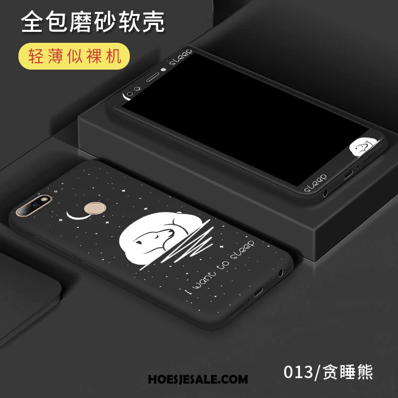 Huawei Y7 2018 Hoesje Anti-fall Siliconen Zacht All Inclusive Mobiele Telefoon Goedkoop
