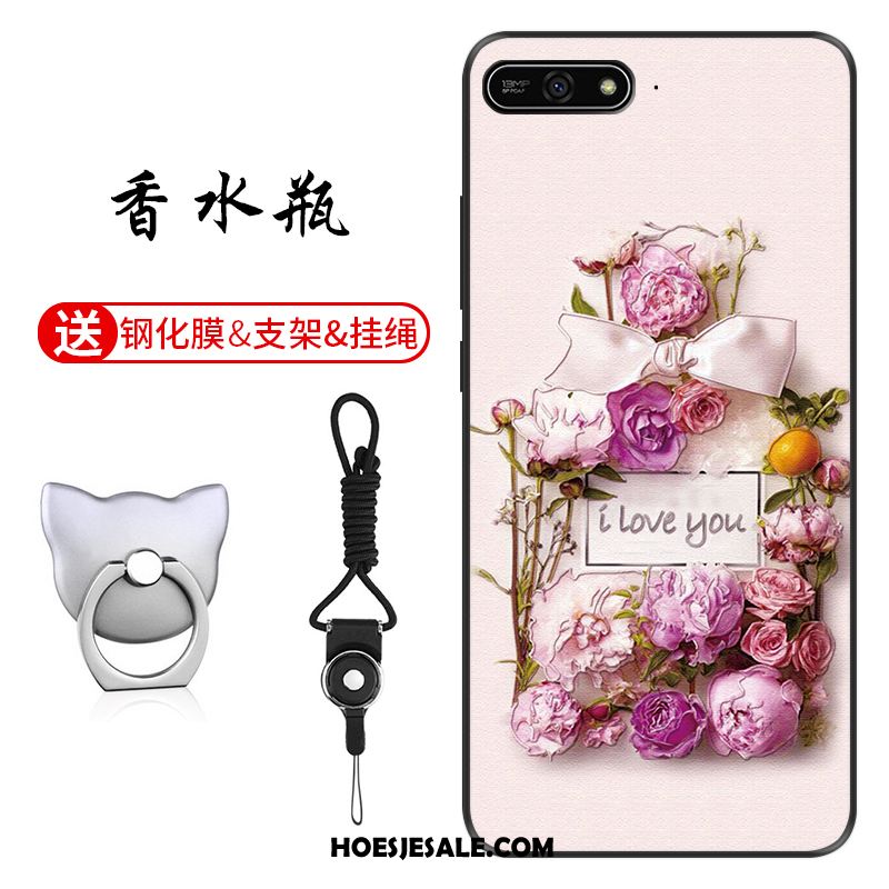 Huawei Y7 2018 Hoesje Groen Anti-fall Patroon Pas Hoes Kopen