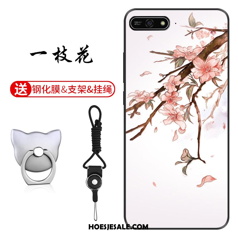 Huawei Y7 2018 Hoesje Groen Anti-fall Patroon Pas Hoes Kopen