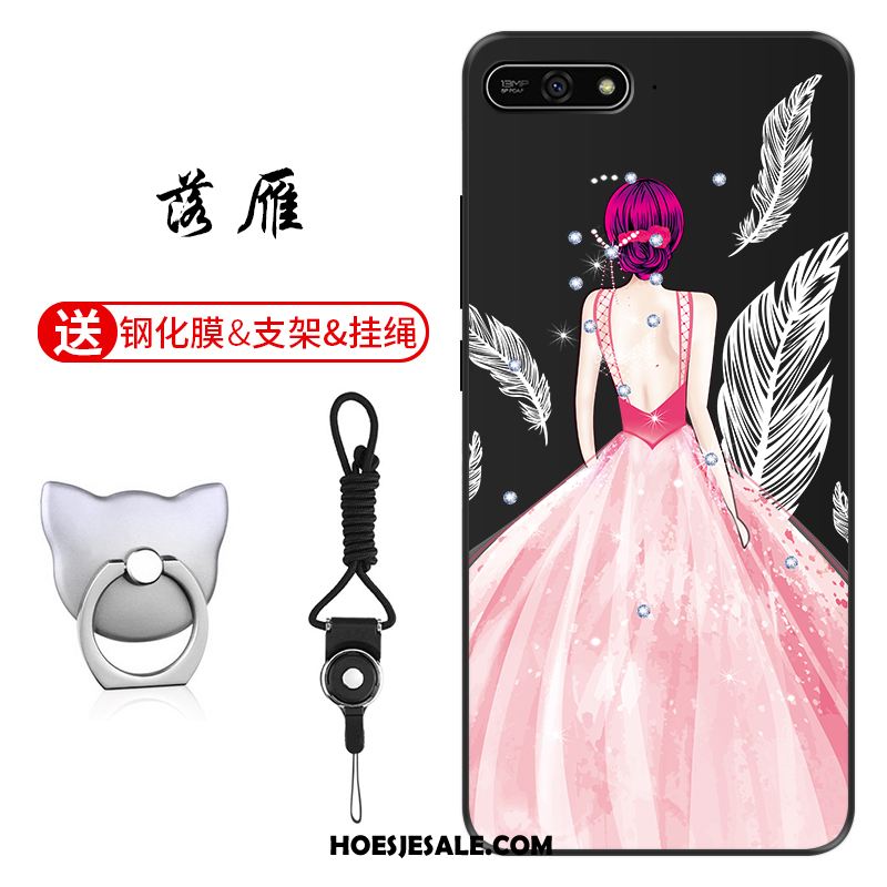 Huawei Y7 2018 Hoesje Groen Anti-fall Patroon Pas Hoes Kopen