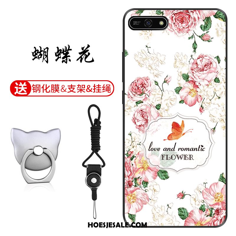 Huawei Y7 2018 Hoesje Groen Anti-fall Patroon Pas Hoes Kopen