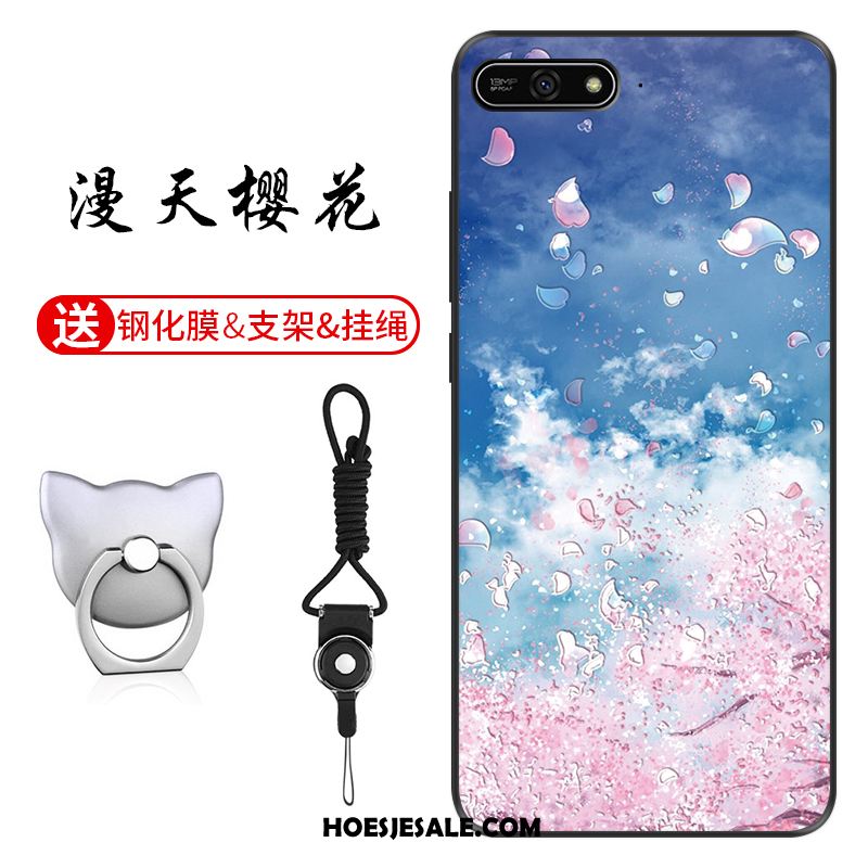 Huawei Y7 2018 Hoesje Groen Anti-fall Patroon Pas Hoes Kopen