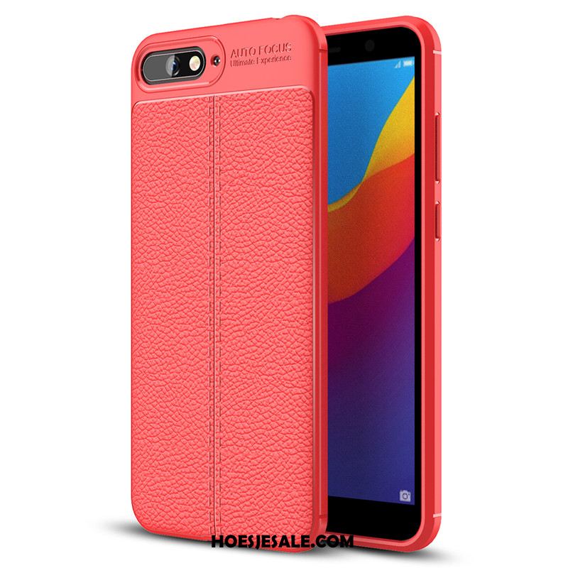 Huawei Y7 2018 Hoesje Leer Mobiele Telefoon All Inclusive Nieuw Hoes Sale