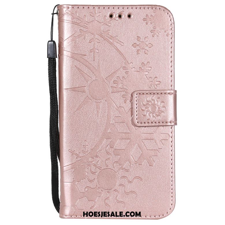 Huawei Y7 2018 Hoesje Mobiele Telefoon Grijs Folio Bescherming Hoes Online