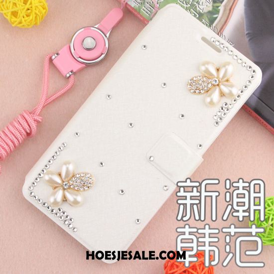 Huawei Y7 2018 Hoesje Mobiele Telefoon Met Strass Anti-fall Leren Etui Folio Goedkoop