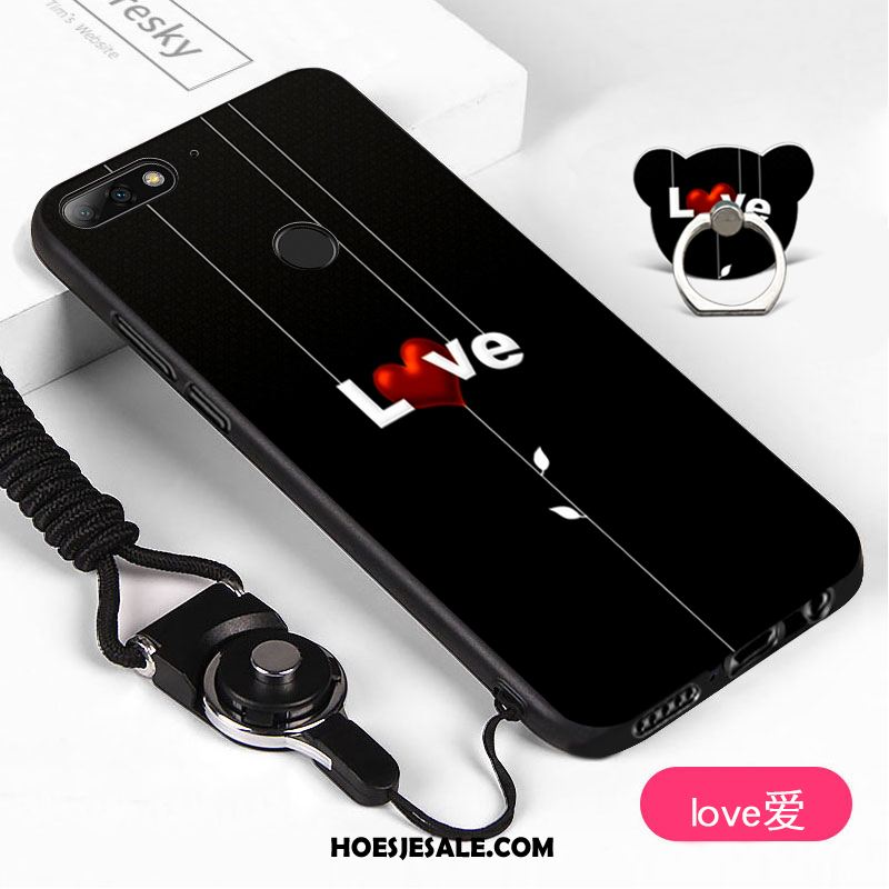 Huawei Y7 2018 Hoesje Mobiele Telefoon Wit Hoes Hanger Korting