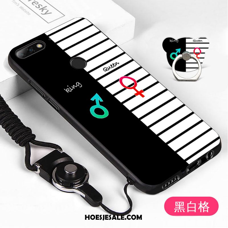Huawei Y7 2018 Hoesje Mobiele Telefoon Wit Hoes Hanger Korting