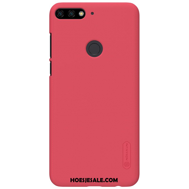 Huawei Y7 2018 Hoesje Schrobben Mobiele Telefoon Bescherming Skärmskydd Anti-fall Online