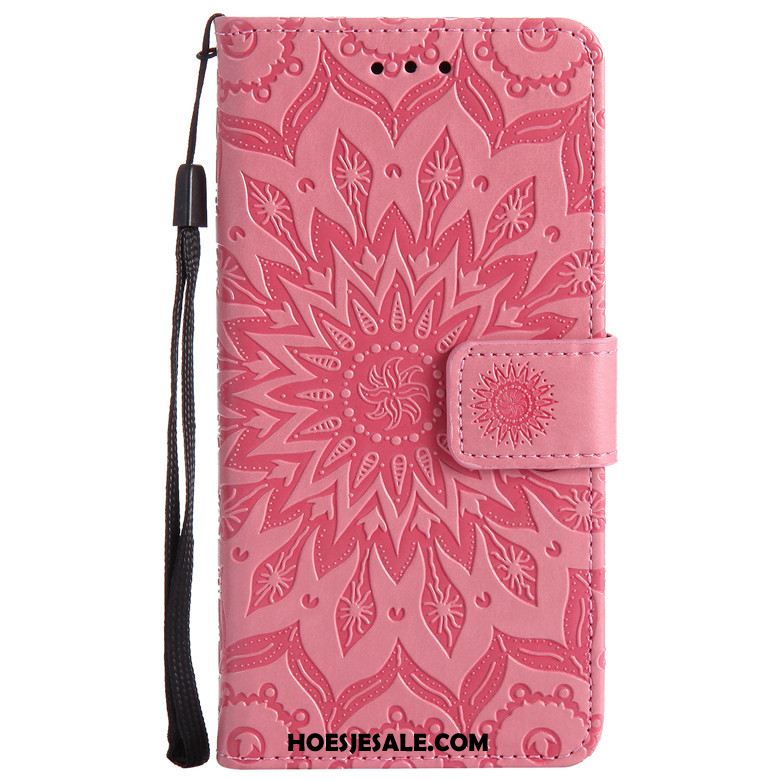 Huawei Y7 2018 Hoesje Siliconen Anti-fall Bescherming Clamshell Leren Etui Sale