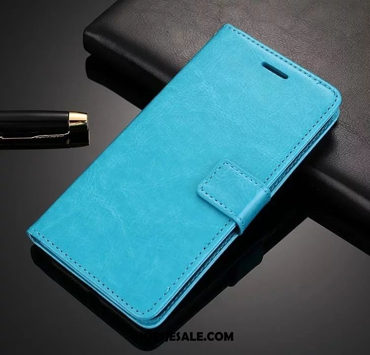 Huawei Y7 2018 Hoesje Trendy Merk Anti-fall Zacht Scheppend Leren Etui