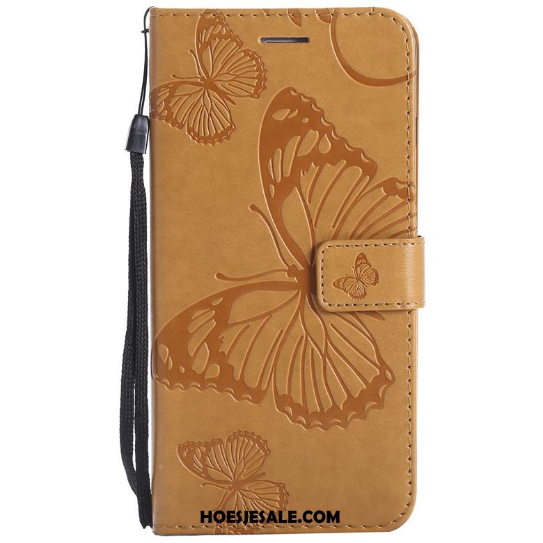 Huawei Y7 2019 Hoesje Anti-fall Leren Etui Bescherming Folio Mobiele Telefoon Goedkoop